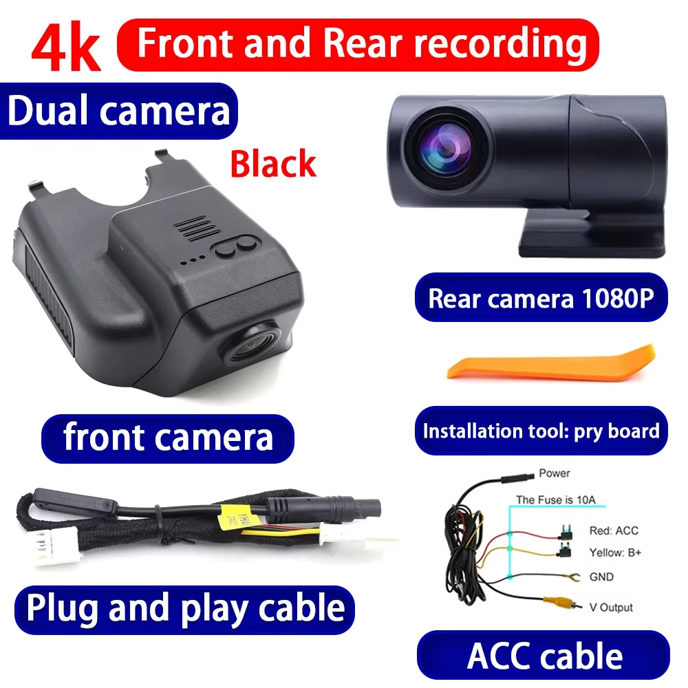 for Mercedes Benz ML M GL R Class W164 X164 W251 Grand Sports Tourer 4K Dash Cam Wifi Camera Video Recorder