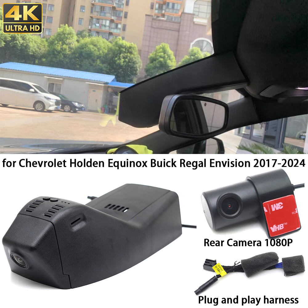 for Chevrolet Holden Equinox Buick Regal Envision 2017-2024 4K Dash Cam Wifi Camera Video Recorder