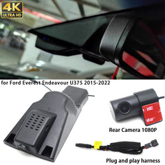 for Ford Everest Endeavour U375 2015-2022 4K Dash Cam Wifi Camera Video Recorder