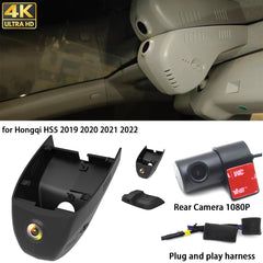 for Hongqi E-HS3 E HS3 2018 2019 2020 2021 2022 2023 4K Dash Cam Wifi Camera Video Recorder