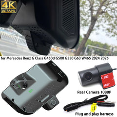 for Mercedes Benz G Class G450d G500 G550 G63 W465 2024 2025 4K Dash Cam Wifi Camera Video Recorder