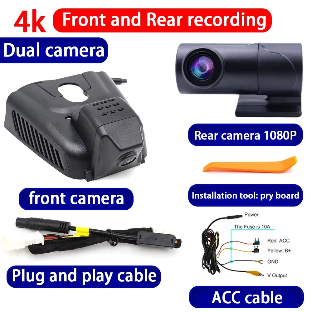 for Mercedes Benz MB B Class W247 GLA H247 GLB X247 4K Dash Cam Wifi Camera Video Recorder