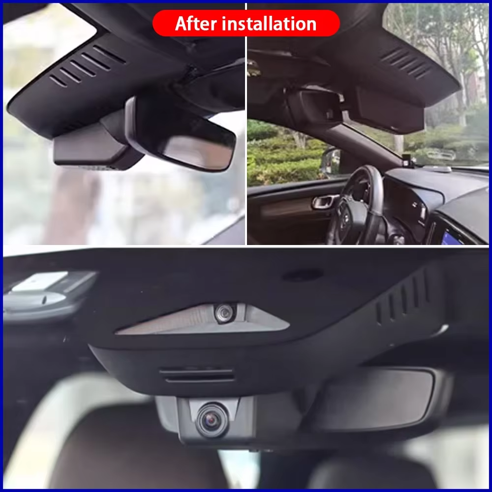 for Volvo EC40 C40 Recharge 2021 2022 2023 2024 2025 4K Dash Cam Wifi Camera Video Recorder