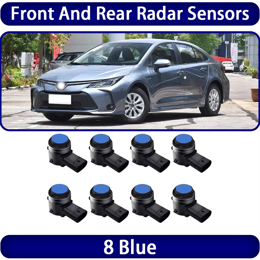 for Toyota Corolla Auris Hybrid E210 2023 2024 2025 OEM Car Parking Sensor Kit Buzzer Alarm Reverse Radar Detector System