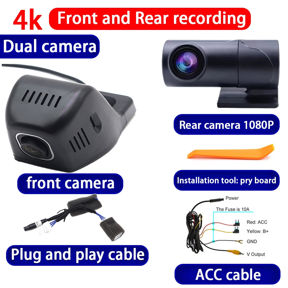 for Honda CR-V CRV CR V Acura TSX 4K Dash Cam Wifi Camera Video Recorder