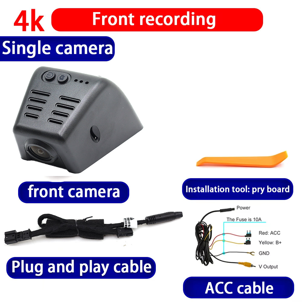 for Ford Explorer Maverick Expedition Escape Kuga U502 U625 U553 P758 HUD 4K Dash Cam Wifi Camera Video Recorder