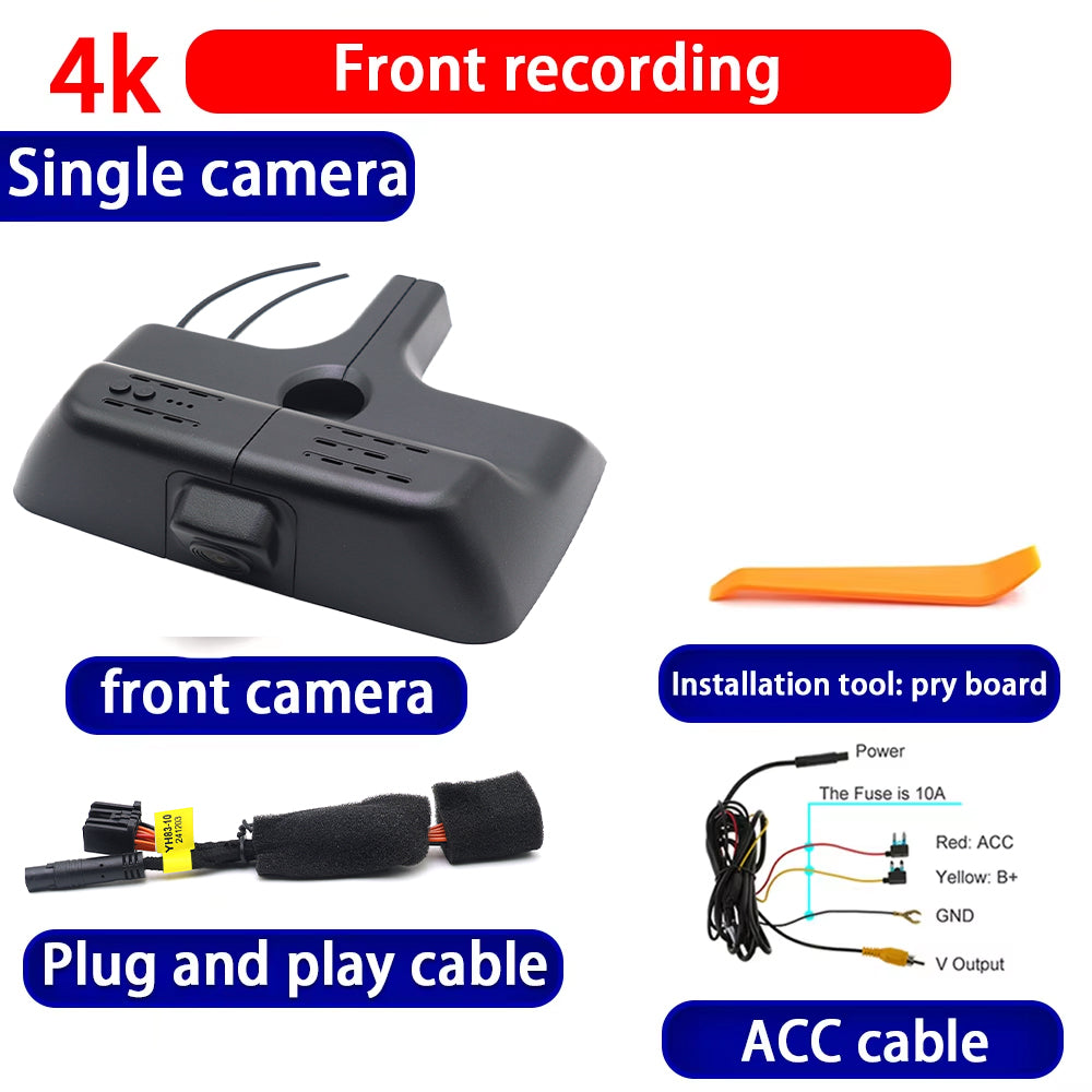 for Chevrolet Vectra D Buick Regal 5 Mk5 2008-2017 HUD 4K Dash Cam Wifi Camera Video Recorder