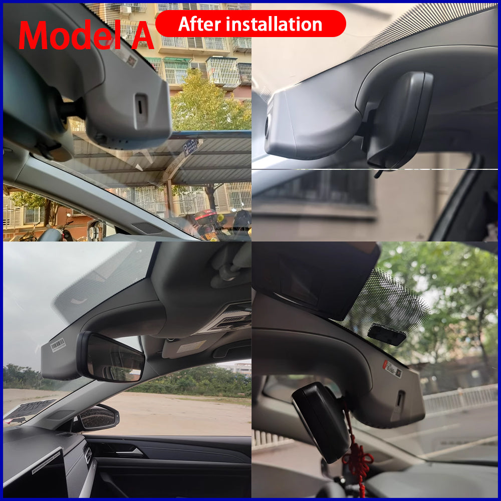 for Volkswagen VW Virtus Polo Sedan Lavida XR Skoda Slavia 2018-2025 4K Dash Cam Wifi Camera Video Recorder