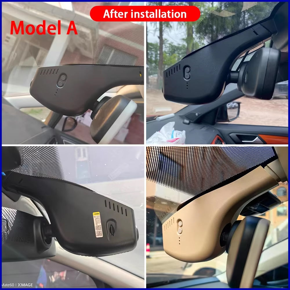 for Skoda Rapid Octavia Laura Tour Fantasia Scout Yeti Karoq Enyaq Kodiaq 4K Dash Cam Wifi Camera Video Recorder