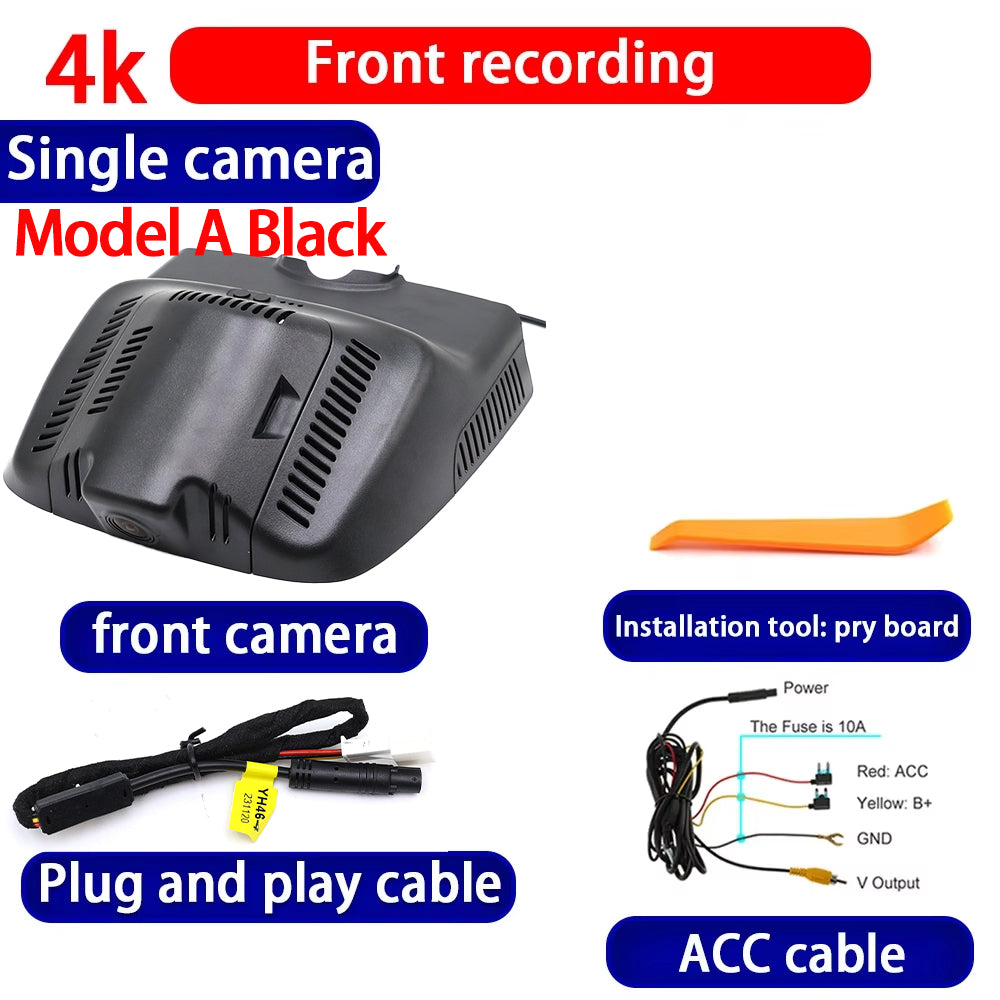 for Mercedes Benz MB GLK Class X204 2008-2015 4K Dash Cam Wifi Camera Video Recorder
