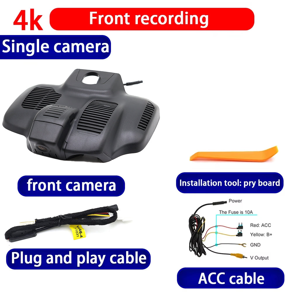 for Mercedes Benz E Class W213 S213 C238 CLS C257 AMG GT C192 4K Dash Cam Wifi Camera Video Recorder