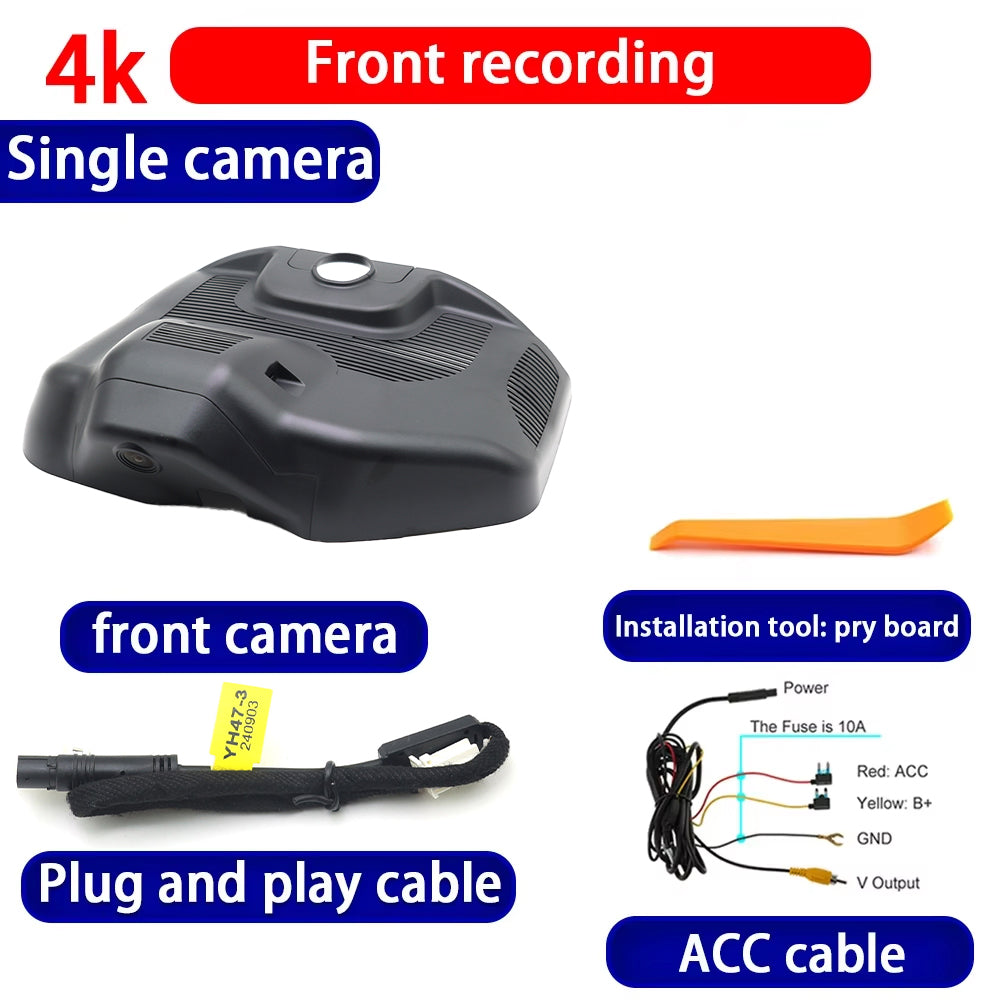 for Mercedes Benz AMG EQE 43 53 350 500 Sedan V295 2022 4K Dash Cam Wifi Camera Video Recorder
