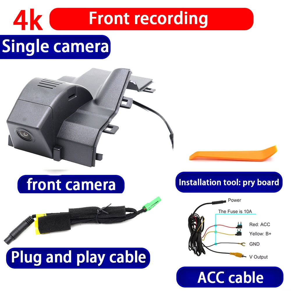 for Geely Azkarra Boyue Atlas Pro 2019-2025 4K Dash Cam Wifi Camera Video Recorder