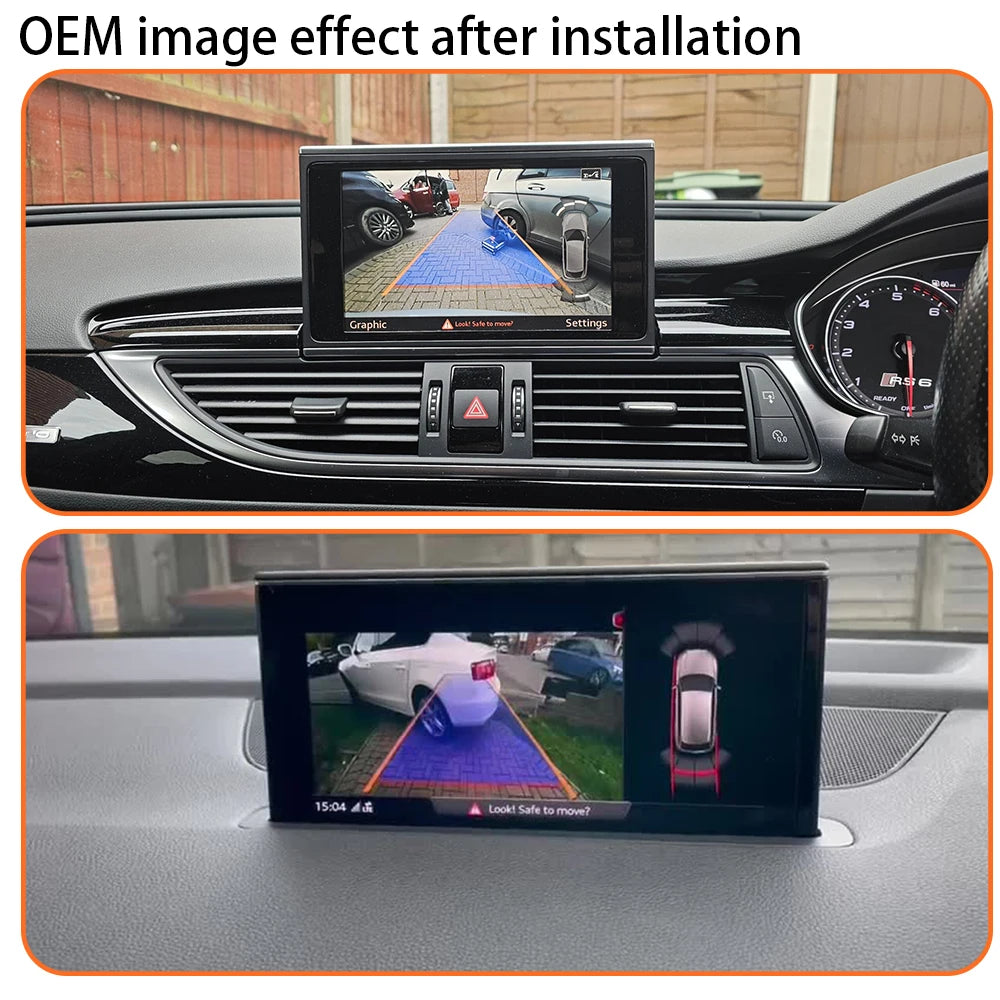 Audi A6 S6 RS6 Avant A7 S7 RS7 4G8 Sportback Q7 SQ7 4M Rear View Reverse Back...
