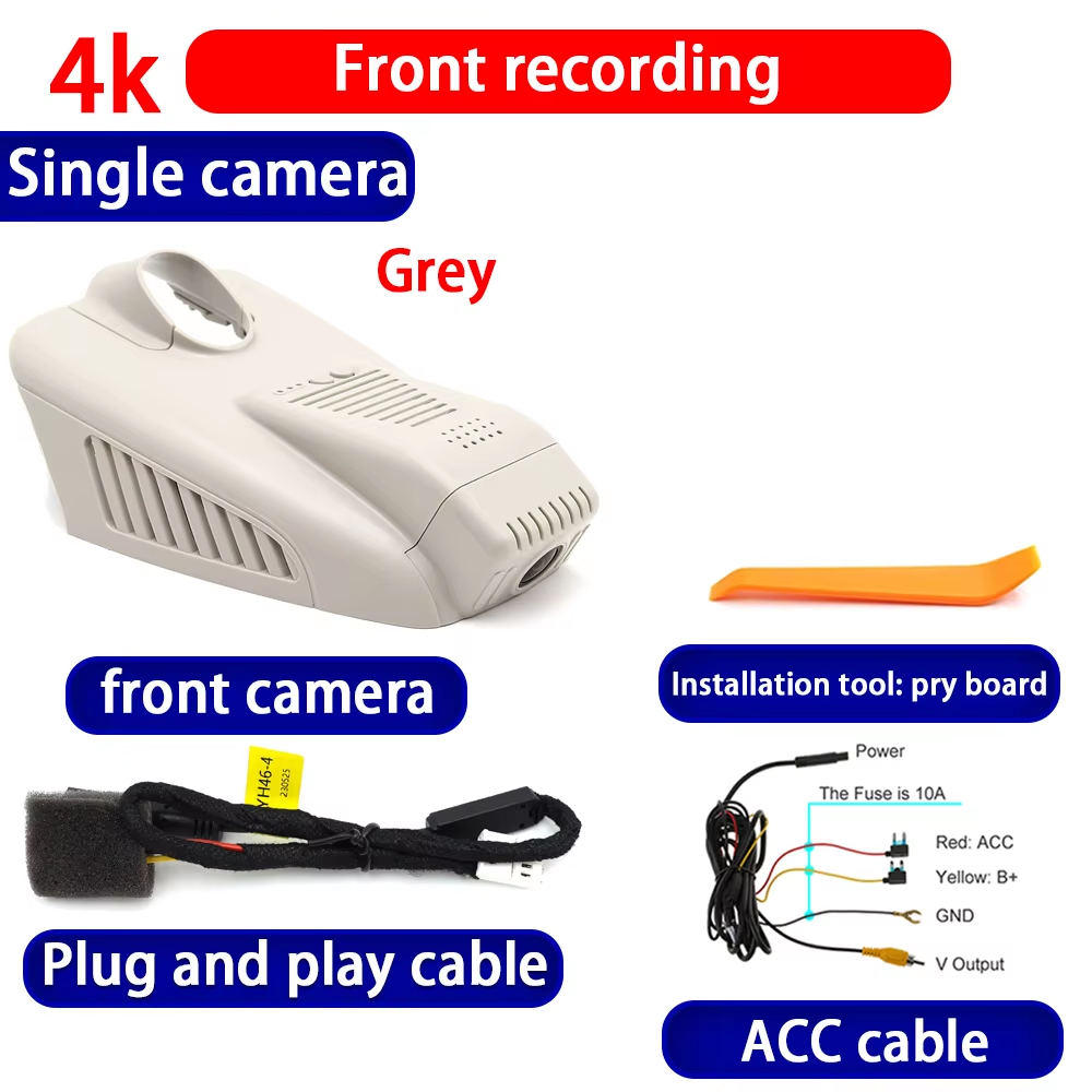 for Mercedes Benz MB E C Class W205 S205 C205 W213 S213 GLC X253 C253 4K Dash Cam Wifi Camera Video Recorder