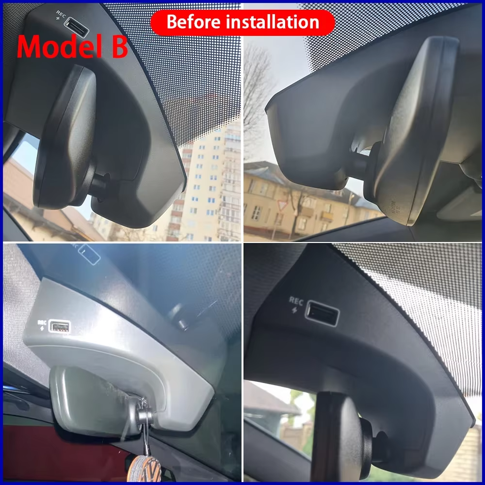 for Volkswagen VW ID.4 ID.5 D.6 ID6 ID4 ID5 ID 4 5 6 2020-2025 4K Dash Cam Wifi Camera Video Recorder