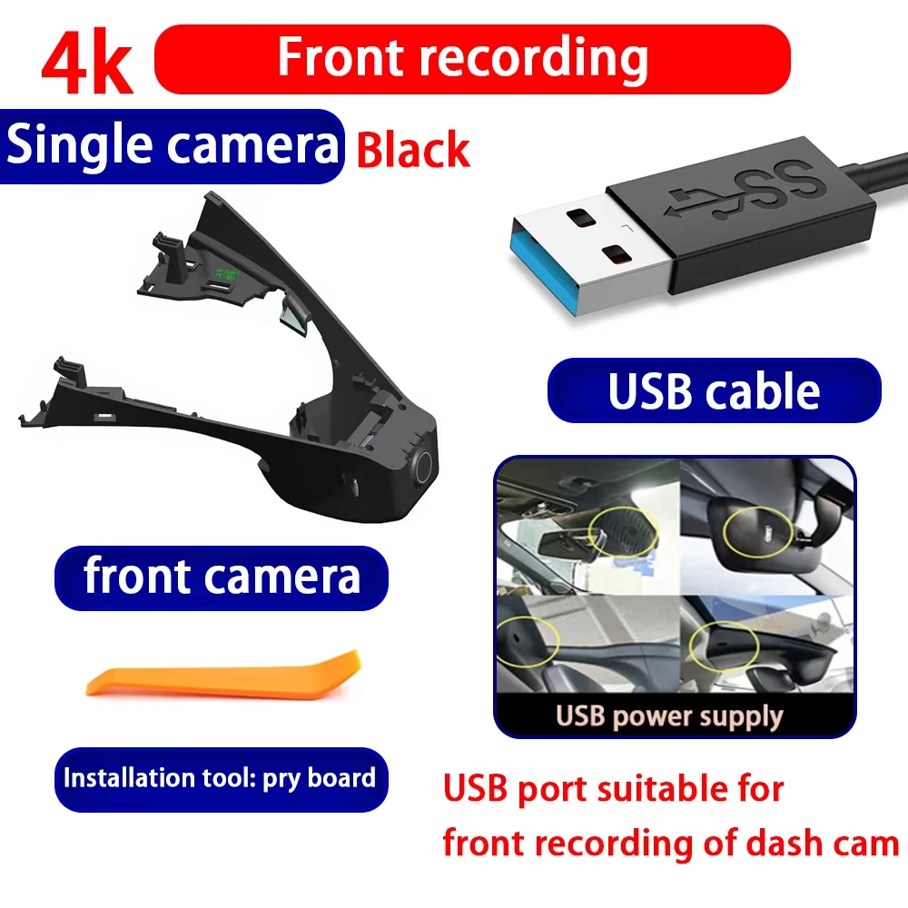 for Volkswagen VW Jetta Vento A7 2019-2025 4K Dash Cam Wifi Camera Video Recorder