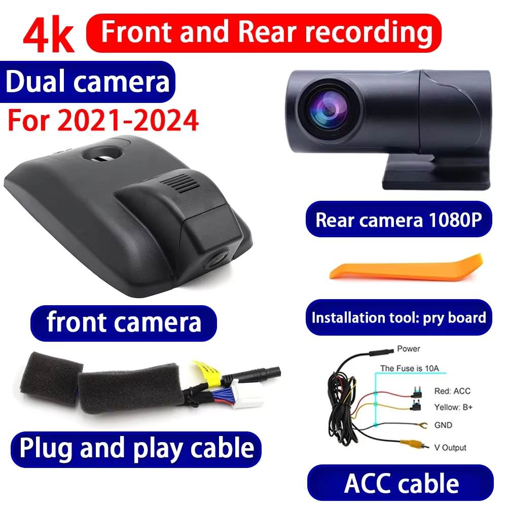 for Toyota Camry XV70 Daihatsu Altis 2018-2024 4K Dash Cam Wifi Camera Video Recorder