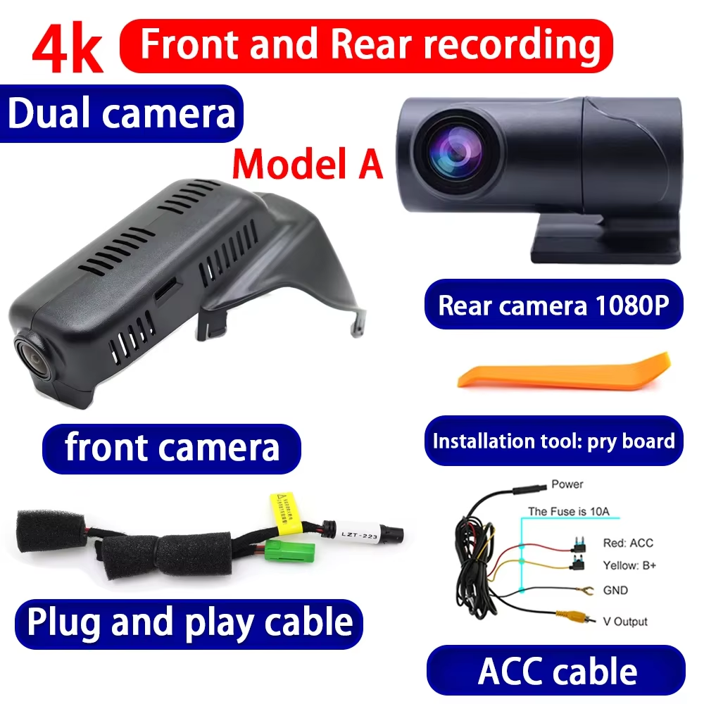 for Volvo XC60 Facelift 2014 2015 2016 2017 4K Dash Cam Wifi Camera Video Recorder
