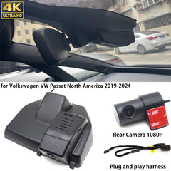 for Volkswagen VW ID.3 ID3 ID 3 Cupra Born 2019-2025 4K Dash Cam Wifi Camera Video Recorder