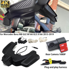 for Mercedes Benz MB GLE W166 GLS X166 2015-2019 4K Dash Cam Wifi Camera Video Recorder