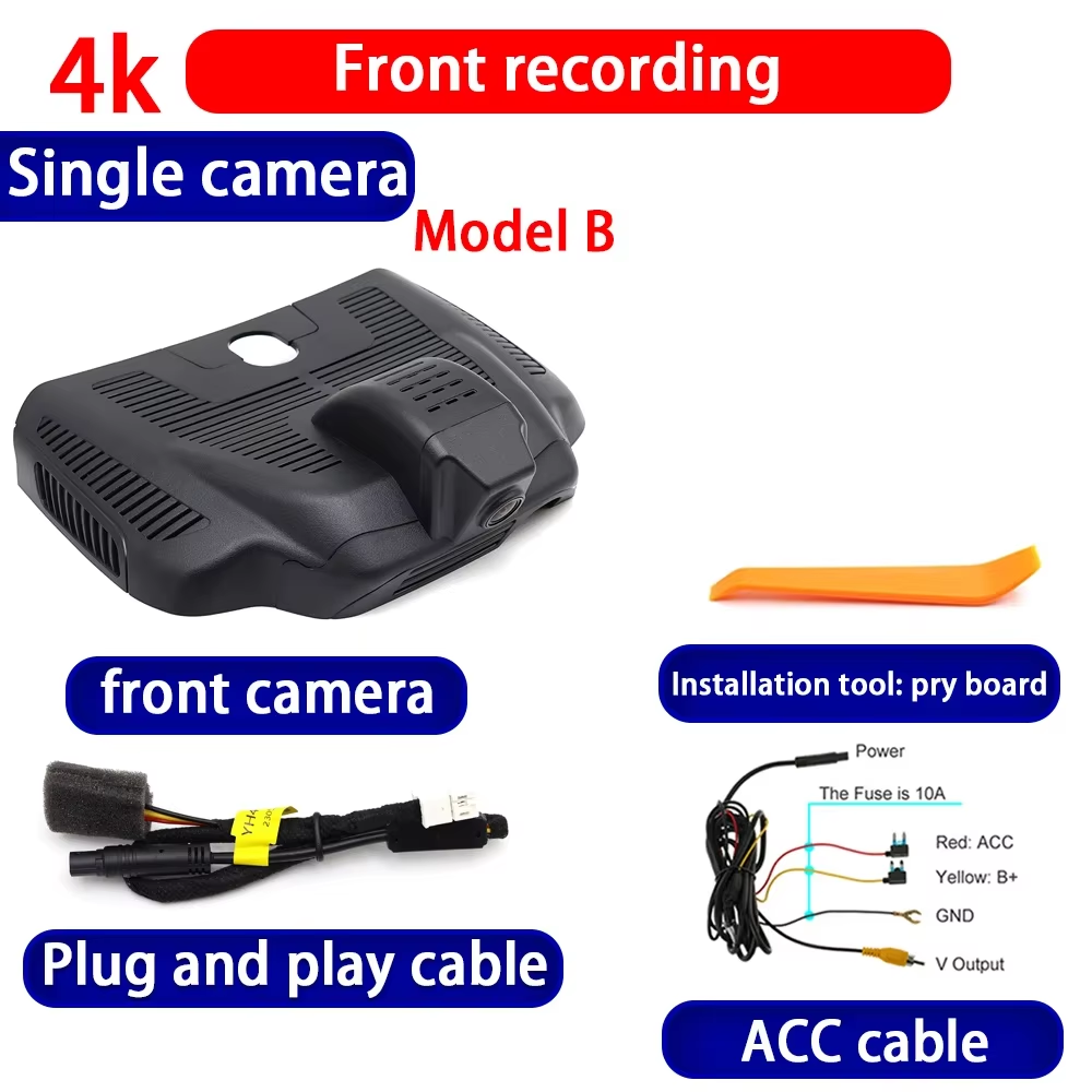 for Mercedes Benz MB CLA GLA A Class W177 V177 C118 H247 4K Dash Cam Wifi Camera Video Recorder