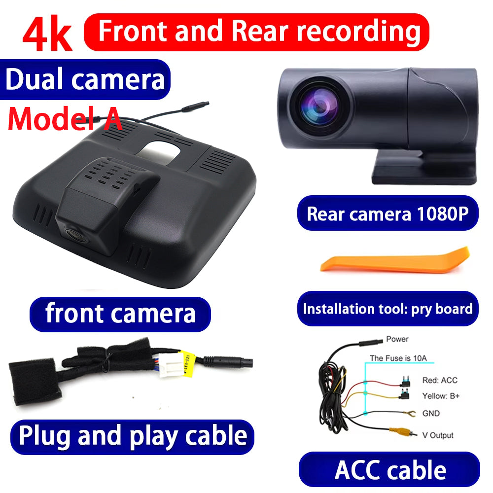 for Toyota Crown 16 Sedan Sport Estate Signia S235 S236 S232 S230 S238 4K Dash Cam Wifi Camera Video Recorder