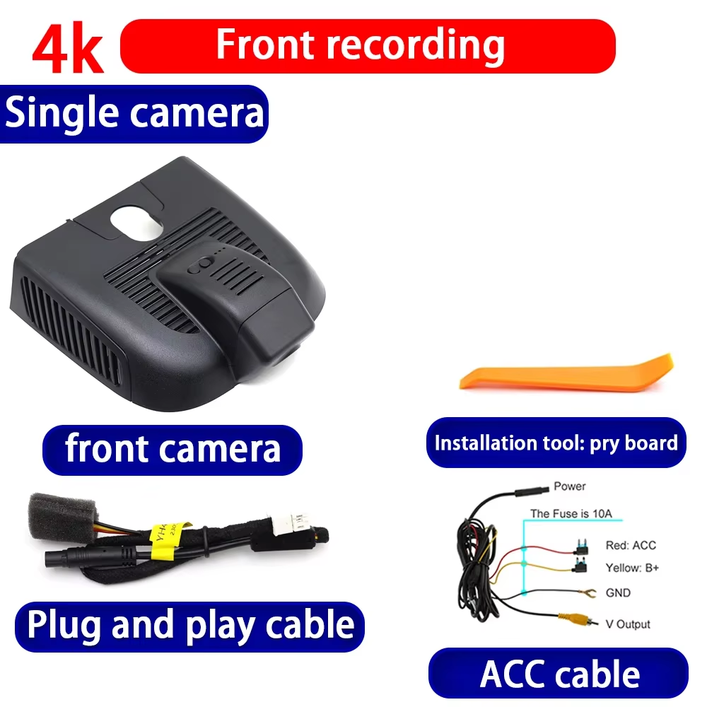 for Mercedes Benz MB GLB X247 GLA H247 EQB X243 4K Dash Cam Wifi Camera Video Recorder