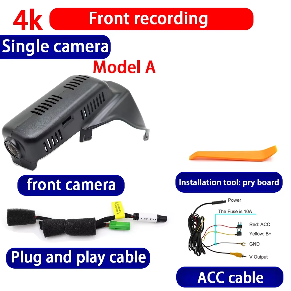 for Volvo XC60 Facelift 2014 2015 2016 2017 4K Dash Cam Wifi Camera Video Recorder