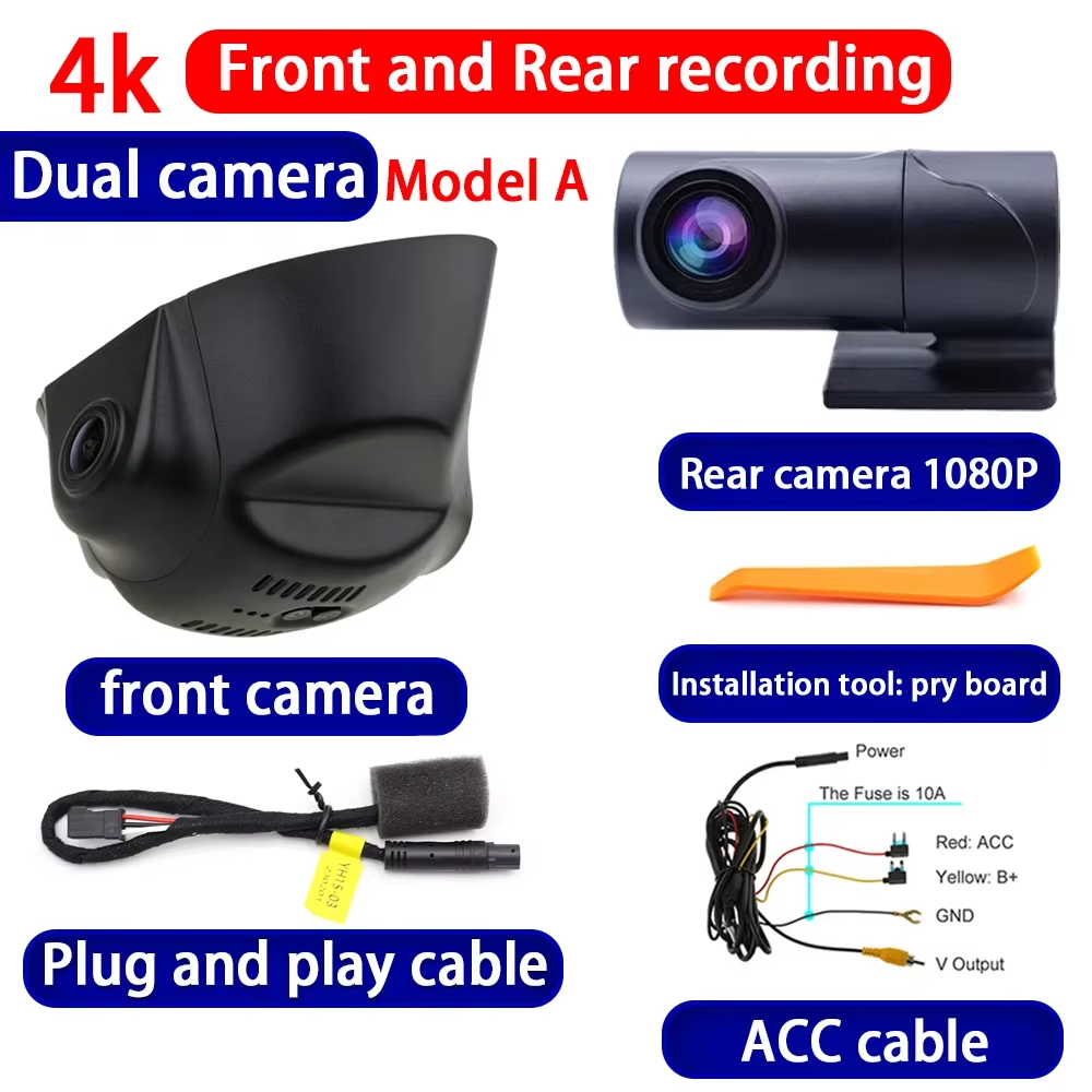 for Jeep Cherokee KL 2014 2015 2016 2017 2018 4K Dash Cam Wifi Camera Video Recorder
