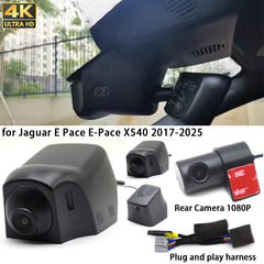 for Jaguar E Pace E-Pace X540 2017-2025 4K Dash Cam Wifi Camera Video Recorder