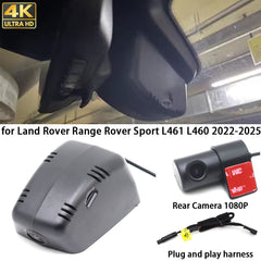 for Land Rover Range Rover Sport L461 L460 2022-2025 4K Dash Cam Wifi Camera Video Recorder