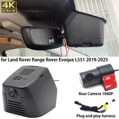 for Land Rover Range Rover Evoque L551 2019-2025 4K Dash Cam Wifi Camera Video Recorder