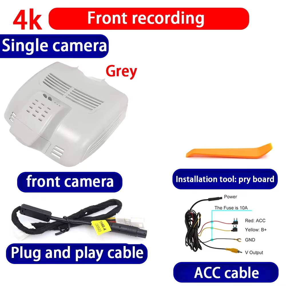 for Mercedes Benz E Class W212 S212 C207 CLS C218 GLC X253 C253 4K Dash Cam Wifi Camera Video Recorder