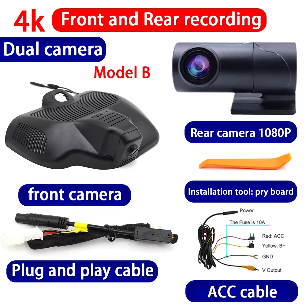 for Mercedes Benz GLC X254 C254 2022 2023 2024 2025 4K Dash Cam Wifi Camera Video Recorder