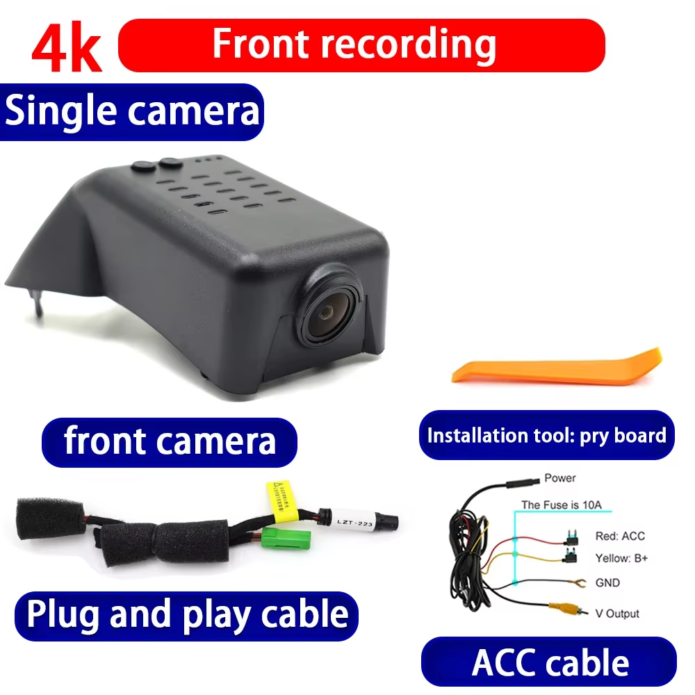 for Polestar 1 2 2019 2020 2021 2022 2023 2024 2025 4K Dash Cam Wifi Camera Video Recorder