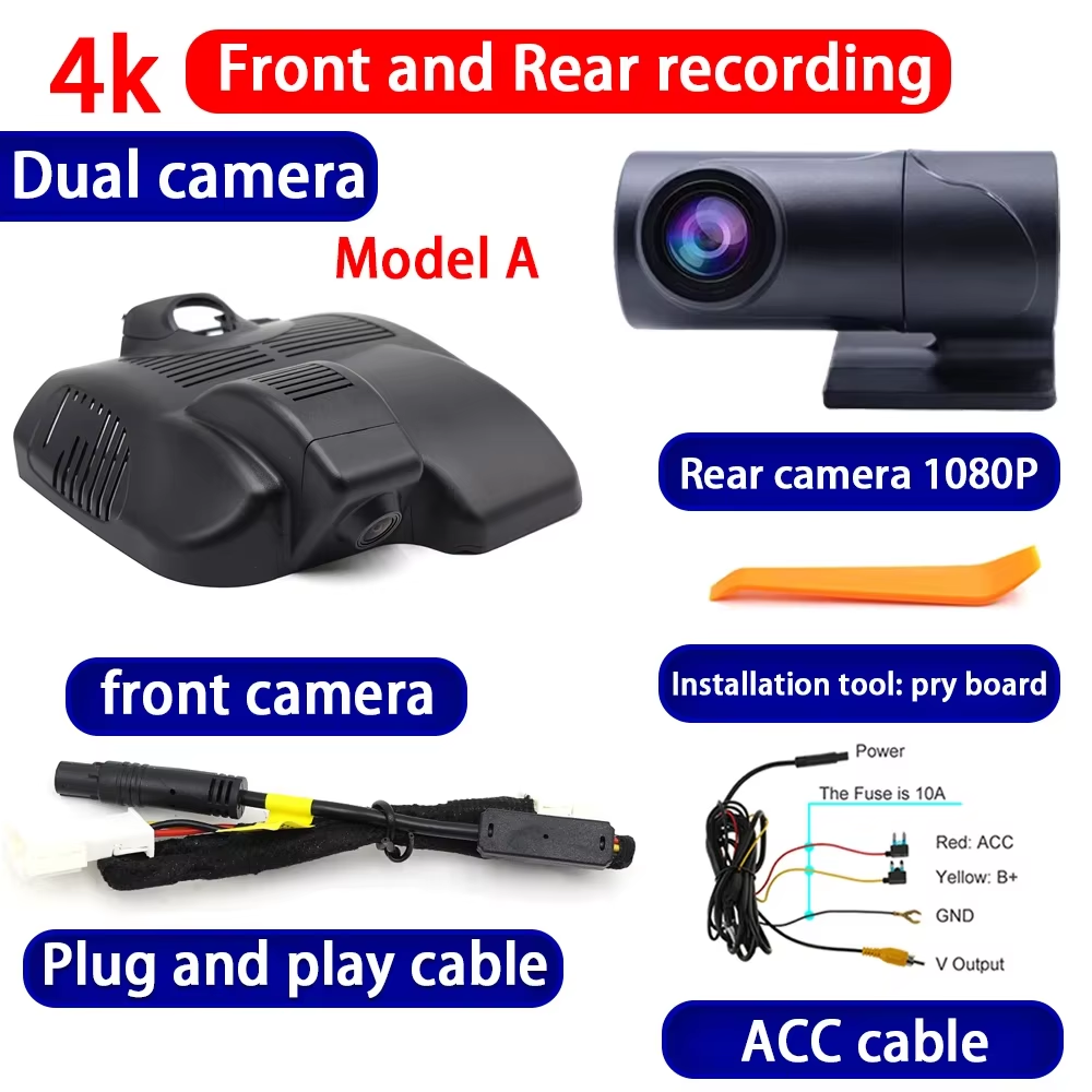 for Mercedes Benz GLC X254 C254 2022 2023 2024 2025 4K Dash Cam Wifi Camera Video Recorder