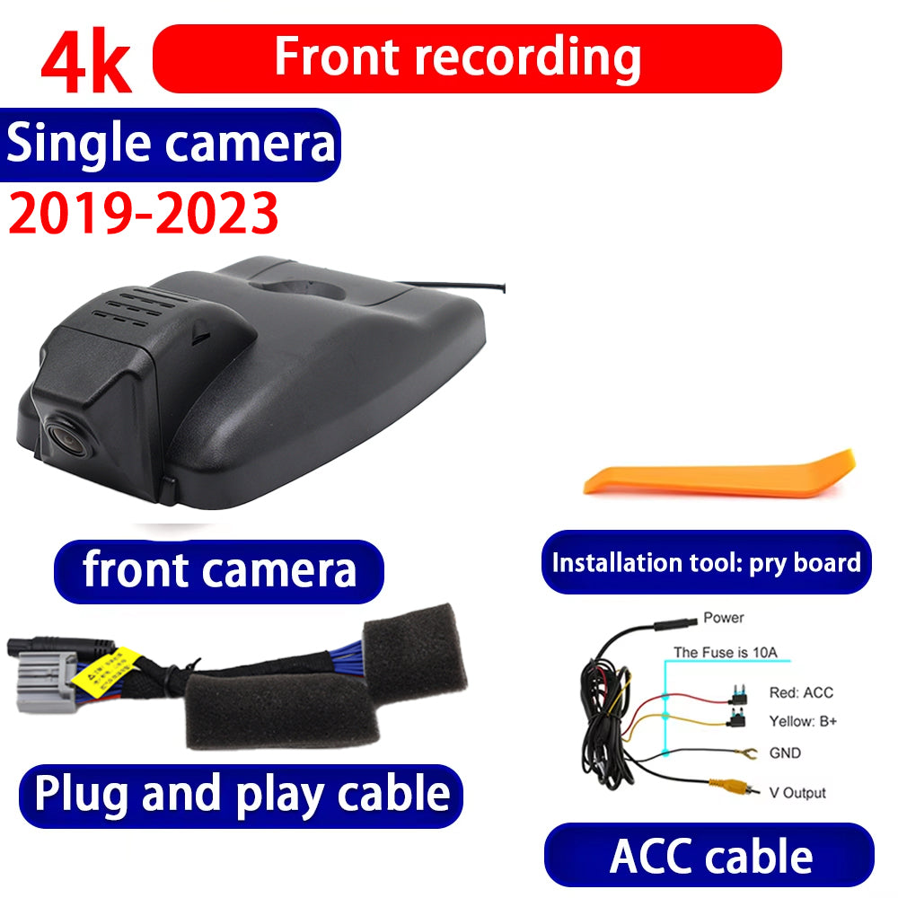 for Toyota Avalon XX50 2019 2020 2021 2022 2023 2024 2025 4K Dash Cam Wifi Camera Video Recorder