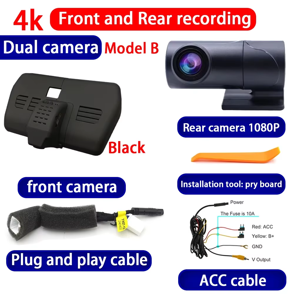 for Hongqi H5 2017-2022 Wifi 4K Dash Cam Camera Video Recorder 4K Dash Cam Wifi Camera Video Recorder