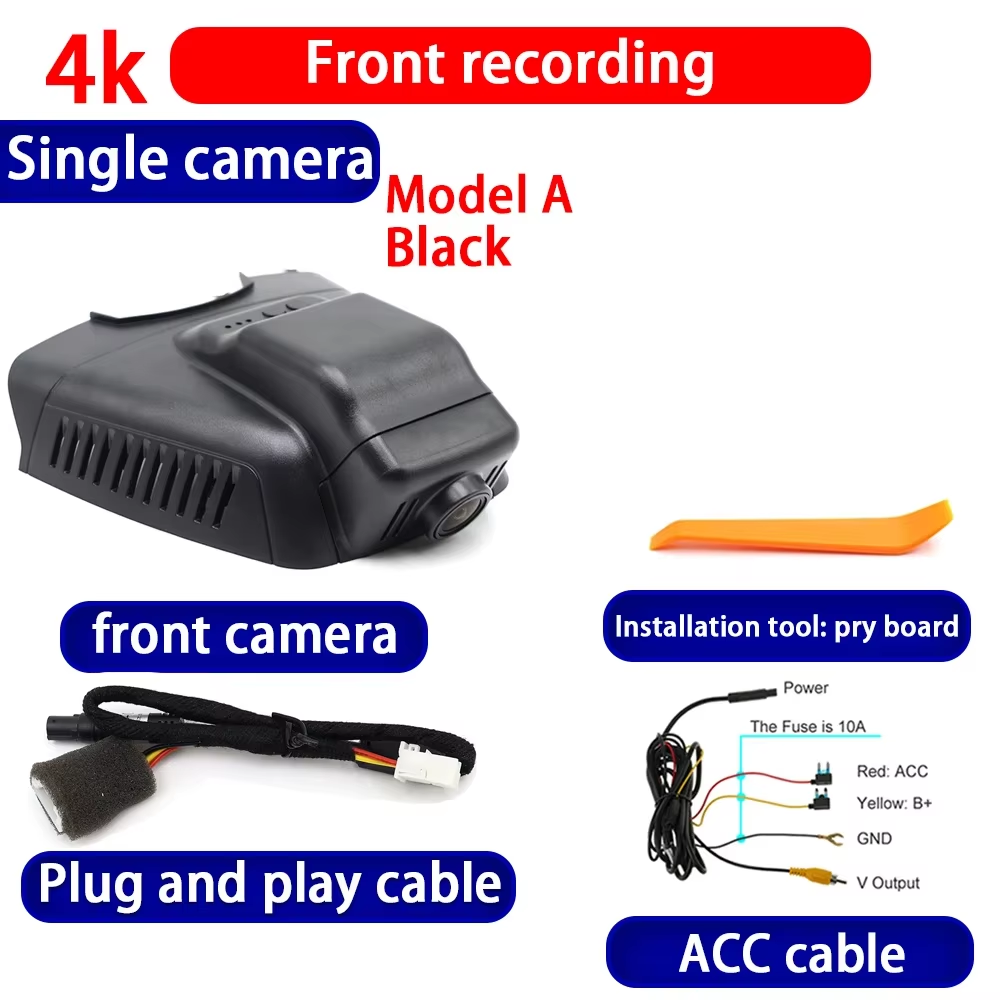 for Mercedes Benz MB C E Class W204 W212 S212 C207 A207 4K Dash Cam Wifi Camera Video Recorder
