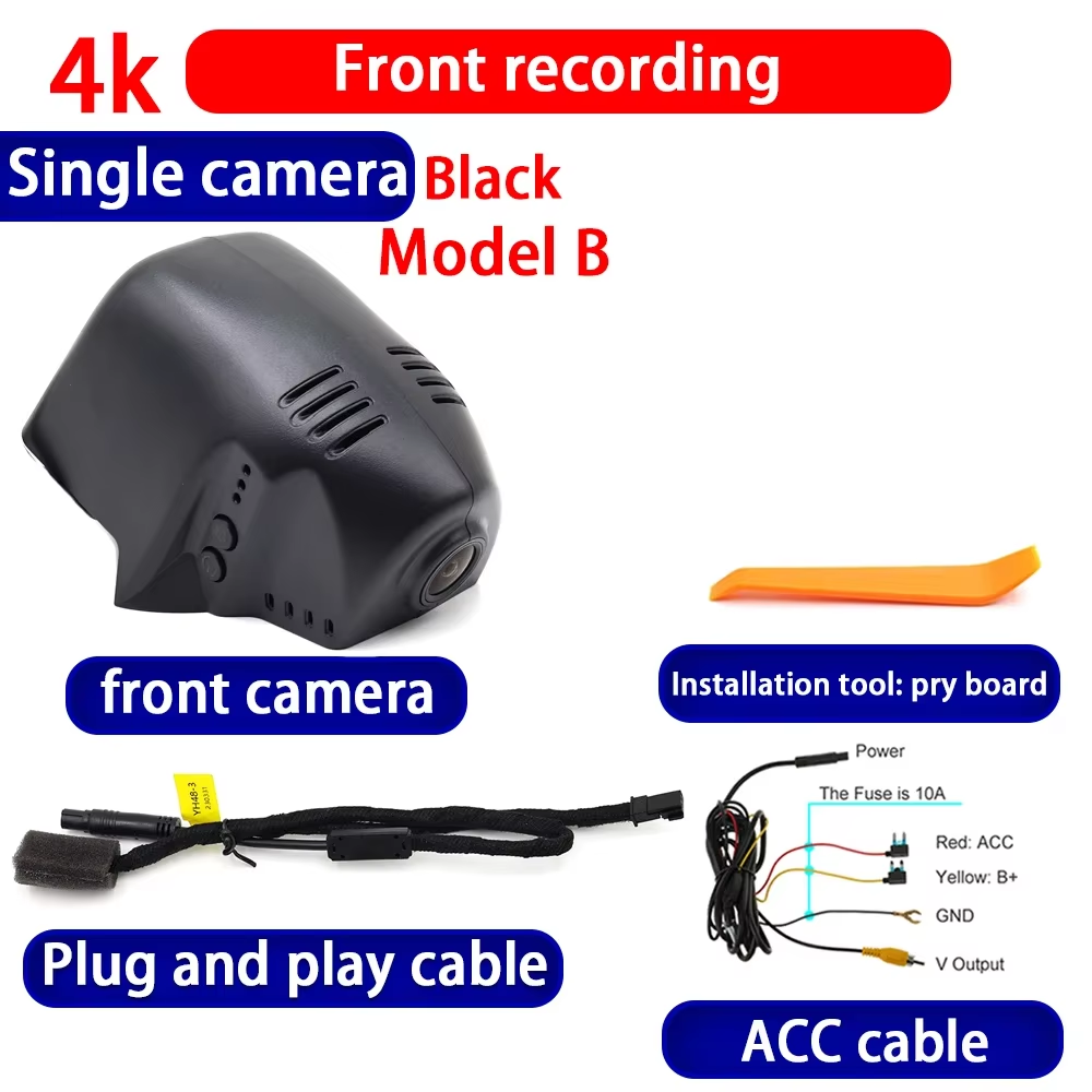 for SEAT Cupra Ateca Leon 4 Mk4 Ibiza 5 Mk5 Arona Tarraco KJ 4K Dash Cam Wifi Camera Video Recorder
