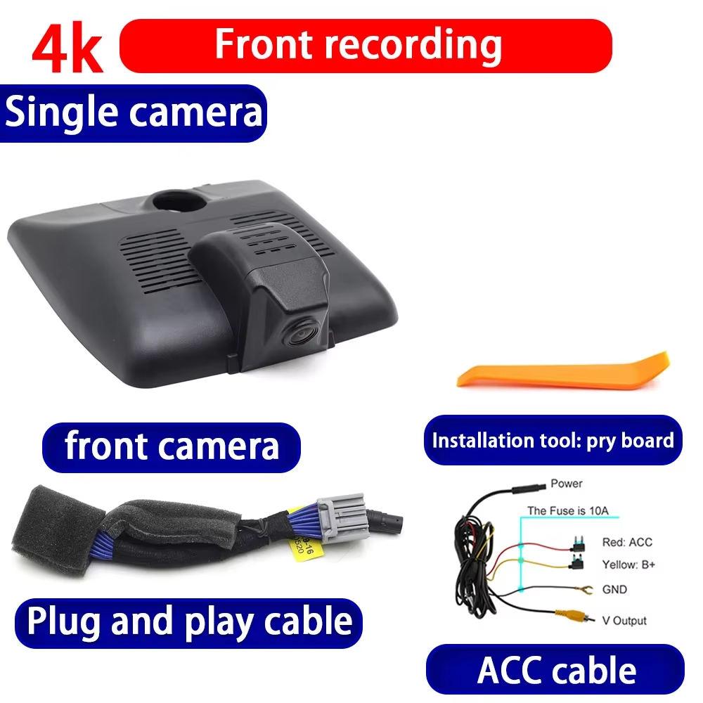 for Honda Jazz Fit 4 Mk4 GR GS 2020-2025 2160P 4K Dash Cam Wifi Camera Video Recorder