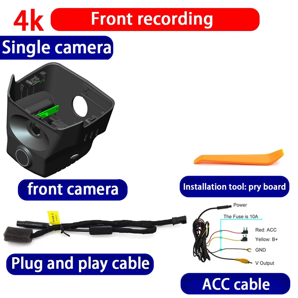 for Volkswagen VW Golf 8.5 Mk8.5 2024 2025 4K Dash Cam Wifi Camera Video Recorder
