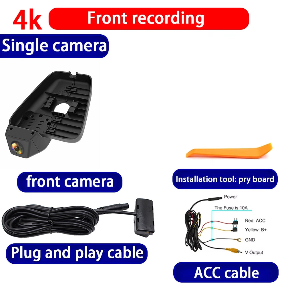 for FAW Bestune X40 2017 2018 2019 2020 4K Dash Cam Wifi Camera Video Recorder