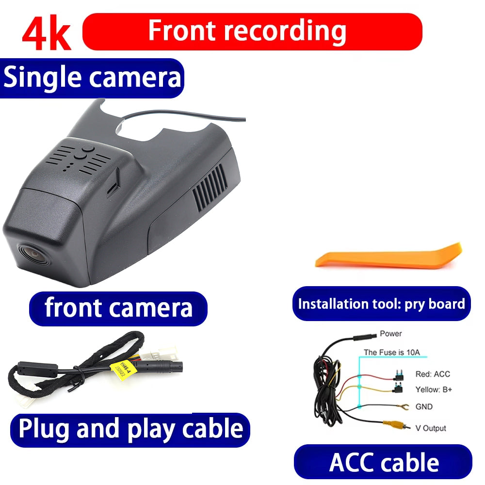 for Mercedes Benz MB B Class W246 2011-2019 4K Dash Cam Wifi Camera Video Recorder