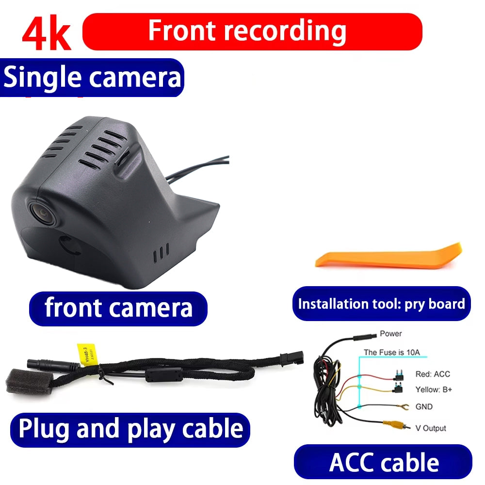 for Volkswagen VW Tayron Tiguan 3 Mk3 2024 2025 4K Dash Cam Wifi Camera Video Recorder