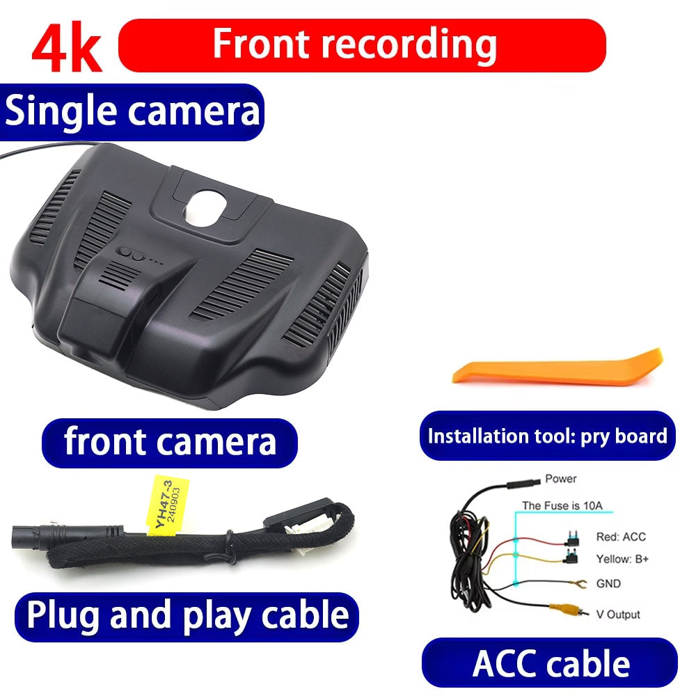 for Mercedes Benz GLA H247 EQA H243 EQA250 EQA300 EQA350 4K Dash Cam Wifi Camera Video Recorder