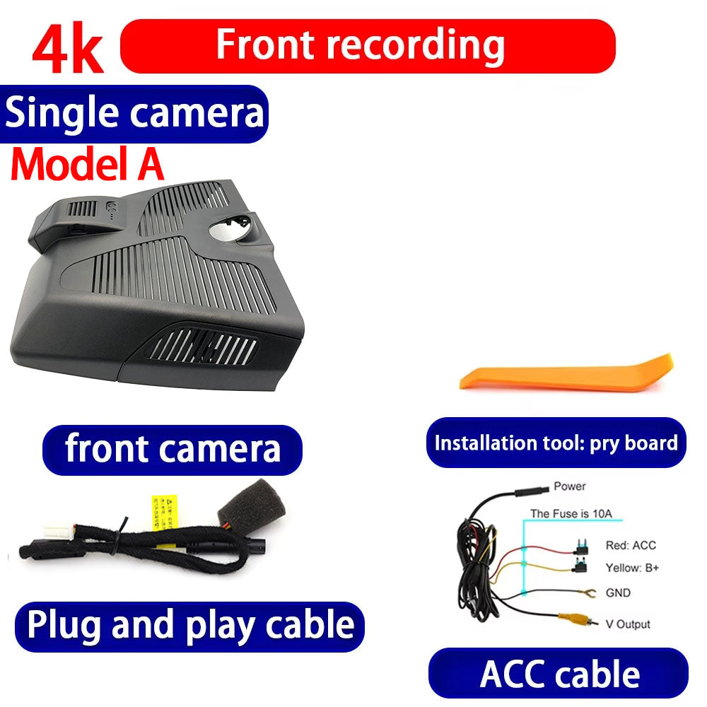 for Mercedes Benz S Class W223 2021 2022 2023 2024 2025 4K Dash Cam Wifi Camera Video Recorder