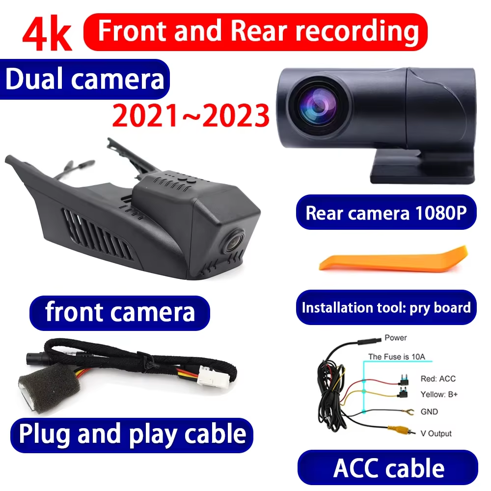 for Mercedes Benz E Class A238 Cabriolet Convertible 2016-2023 4K Dash Cam Wifi Camera Video Recorder
