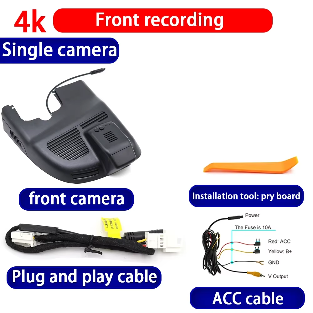 for Mercedes Benz MB GLA CLA A Class W176 X156 C117 X117 4K Dash Cam Wifi Camera Video Recorder